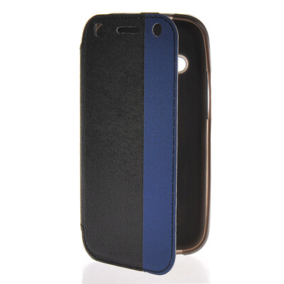 

MOONCASE Mixed colors Leather Side Flip Wallet Card Pouch Stand Soft Shell Back чехол для Htc One Mini 2 ( M8 Mini ) Black