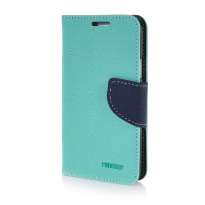 

MOONCASE Cross pattern Leather Wallet Flip Card Slot Pouch Stand Shell Back ЧЕХОЛ ДЛЯ Samsung Galaxy A3 Mint Green