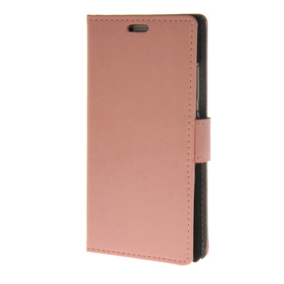 

MOONCASE Гладкая кожа PU кожаный чехол бумажник флип карты отойти чехол для Huawei Ascend P8 Lite Розовый