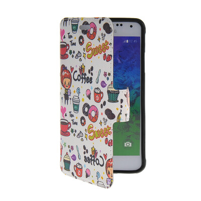

MOONCASE Cute Pattern Leather Side Flip Wallet Pouch Stand Shell Back Case Cover For Samsung Galaxy Alpha G850F