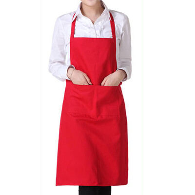 

MyMei Plain Apron with Front Pocket for Chefs Butchers Kitchen Cooking Craft Baking