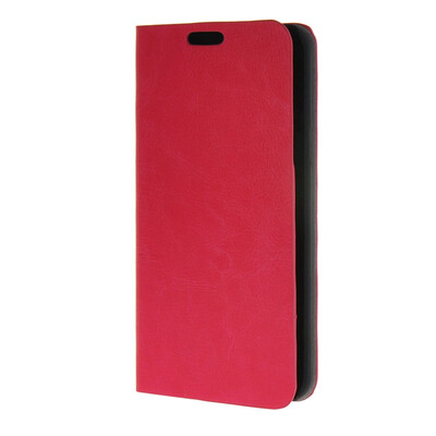

MOONCASE Classical Folio Book Style Leather Wallet Flip Card Slot Bracket Back Case Cover for Samsung Galaxy A8 Hotpink