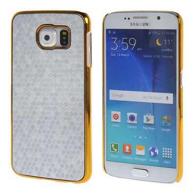

MOONCASE Galaxy S6 корпуса Золото Chrome Шкала фильмы стиль Твердый переплет чехол для Samsung Galaxy S6 Серебряный