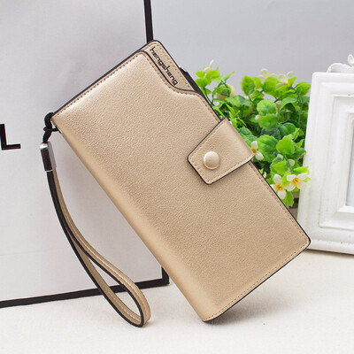 

Ladies multi-function wallet long zipper clasp card bag card wallet tide candy etc