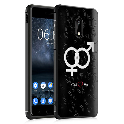 

Goowiiz Fashion Phone Case For Nokia 356 Luxury 3D Cute Cartoon Slim Soft Silicone Prevent falling