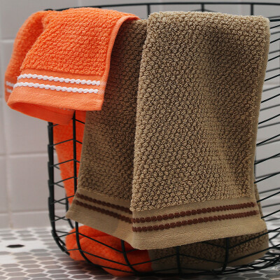 

Sanli towel home textile cotton towel 2 strips 34×72cm soft&comfortable strong absorbent face towel 100gbar graybrown