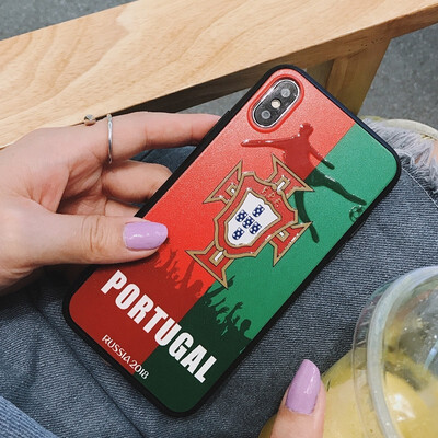 

Portugal Team Badge Phone Cases for Iphone World Cup Brazil Germany Spain Argentina England Iphone Cases