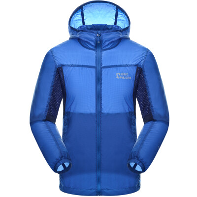 

El Monte ALPINT MOUNTAIN skin clothing couple models men and women light breathable shade skin windbreaker walking water splashing water 640-102 pink blue S