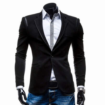 

Zogaa Single-breasted New Slim Mens Suit