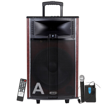 

Jinzheng NINTAUS AVS-618E Second Artillery No 15 15-inch mini stereo audio square dance audio outdoor audio Bluetooth battery sound brown