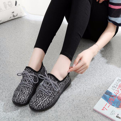 

Brand Womens shoes 2018 Spring And Autumn Lovers Shoes Breathable Cloth Weaving Flat Shoes Slip Coconut Casual Shoes For Women