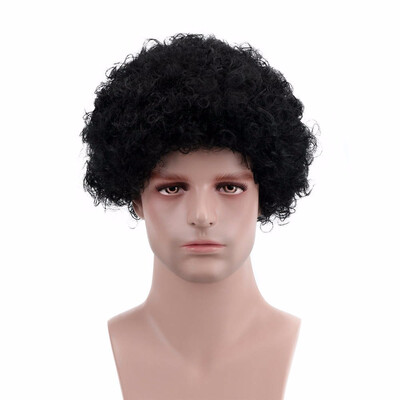 

10" Explosive Head Clown Synthetic Wig Pink Purple Red Orange 6 Colors Fake Hair Club Party Wigs For Fans Performance Props Wigs