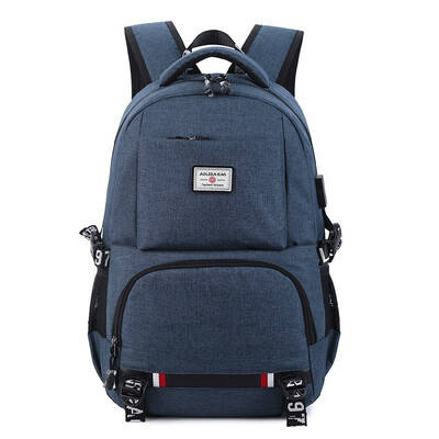

Male USB Charging Backpack for Young Girls&Boys Travel Korean Student Bag Leisure Travel Large Capacity Computer Bag