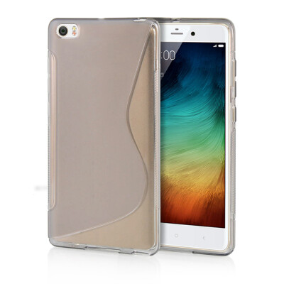 

MOONCASE  - Line Soft Flexible Silicone Gel TPU Skin Shell Back Case Cover for XiaoMi Mi Note Pro Grey