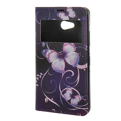 

MOONCASE чехол for Microsoft Lumia 640 Тонкий флип кожаный бумажник карты и Kickstand крышки случая / a07