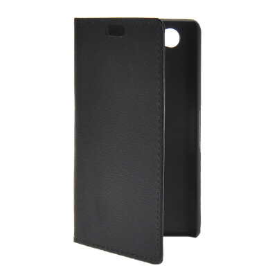 

MOONCASE Slim Leather Flip Wallet Card Pouch with Kickstand Shell Back Case Cover for Sony Xperia A2 Black