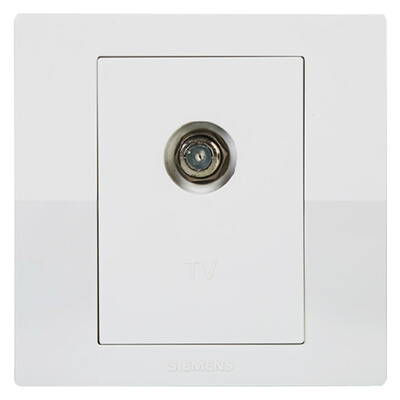 

Siemens SIEMENS 5UH80353NC01 switch socket Yue move broadband TV socket elegant white