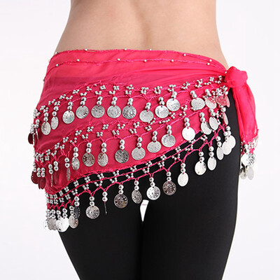 

MyMei Women Gold Metal Coins Waist Chain Belly Dance Hip Scarf Belt Skirt Chain