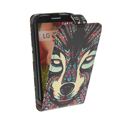 

MOONCASE Animals style Leather Bottom Flip Pouch Case Cover for LG G2 Mini