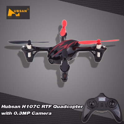 

X4 H107C 24G 4CH RC Quadcopter With HD 03 MP Camera RTF - BlackGreen