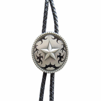 

Vintage Original Western Oval Star Wedding Bolo Tie also Stock in US