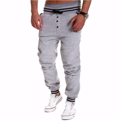 

Mens Fashion Solid Color Pants Outdoor Sports Casual Jogger Pants