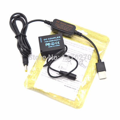 

DMW-BLG10 BLE9 DCC11 dummy batterypower bank 5V usb cable for Panasonic Lumix DMC-GF6 GF5 GF3K GX7 S6 S6K GX80 GX85 cameras