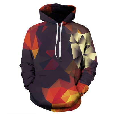 

QYDM0126Mens Hoodie 3D Printed Women Pullover Sweater