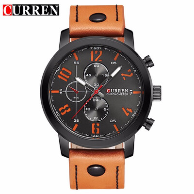 

CURREN Luxury Casual Men Watches Analog Military Sports Watch Quartz Male Wristwatches Relogio Masculino Montre Homme 8192