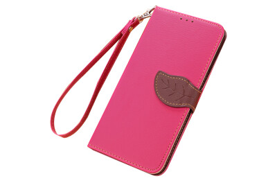 

MOONCASE [Leaves Magnetic] Wrist Strap Flip PU Leather Wallet Card Pouch Bracket Stand Back Case Cover for XiaoMi Mi Note