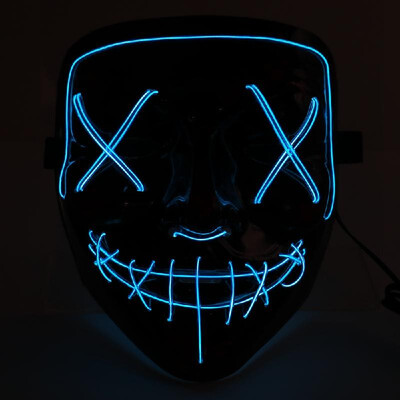 

Party LED Cold Light Flash Grimace Fluorescent Mask Festival Performance Party Glowing Masks Decoration