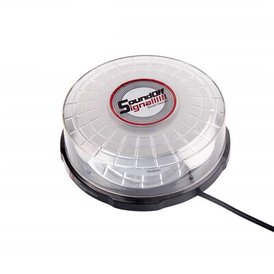 

8LED car round strobe ceiling lamp 12V highlight strobe roof lamp high power school bus engineering lamp