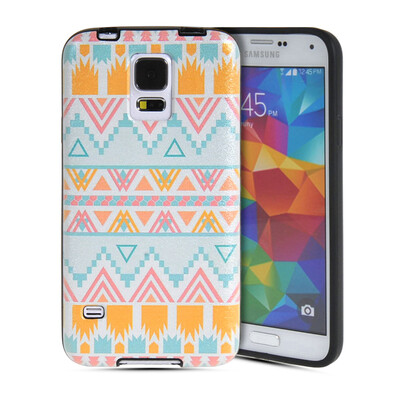 

MOONCASE Watercolor Art Soft Flexible Silicone Gel TPU Skin Shell Back Case Cover for Samsung Galaxy S5 I9600