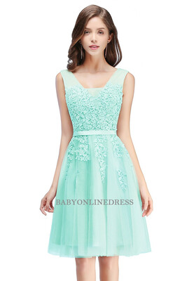 

New Arrival Beautiful Lace Short Evening Dress Sexy Chiffon Homecoming Dresses