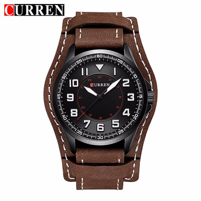 

CURREN 8279 Top Brand Luxury watch men New 2017 Fashion Casual Quartz leather wristwatches relogio masculino