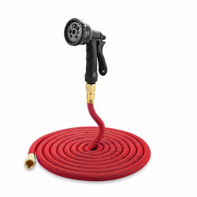 

Garden Expandable Magic Flexible Water Hose Spray Nozzle 25 50 75 100ft