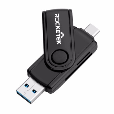 

Rocketek type-c usb 30 otg phone type c multi 2 in 1 memory card reader 5Gbps adapter for SDTF micro SD computer accessories