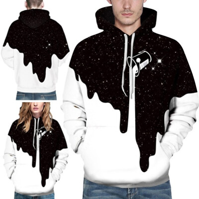 

Mens Fashion Casual Warm Hooded Long Sleeve Digital Printed Pullover Sweatshirt