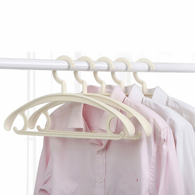 

Ting Hao wide shoulder hanger slip non-marking hanger adult large hanger drying rack porcelain white 10 only TH4052
