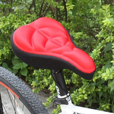 

Cycling Bicycle Silicone Non-slip Saddle Seat Cover Cushion Soft Pad
