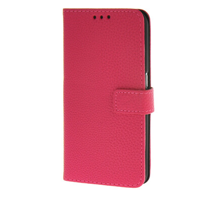 

MOONCASE Samsung Galaxy корпуса S6 Лич Слот кожи Кожа карт бумажника сальто Кронштейн обложка чехол ярко-розовый