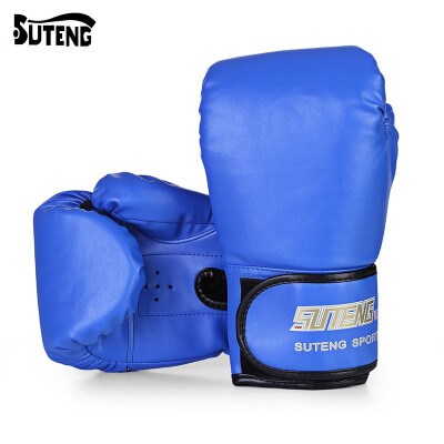 

SUTENG 1 Pair PU Boxing Kickboxing Training Fighting Sandbag Gloves for Fighter Boxing Sanda fight gloves two-layer foam