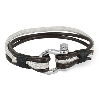 

Triple Layer Nylon Rope Wrap Bolt Clasp Bracelet 87"