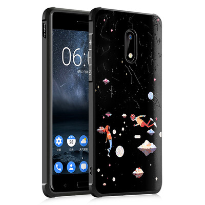 

Goowiiz Fashion Phone Case For Nokia 356 Luxury 3D Cute Cartoon Slim Soft Silicone Prevent falling