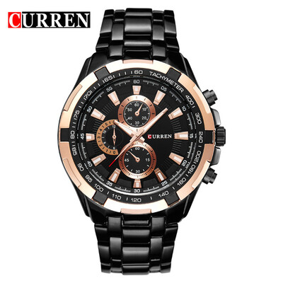 

TopBrand HOT2016 CURREN Mens Quartz Watches Analog Military Military Watch Waterproof Men Watches Men Watches Mens Sports8023