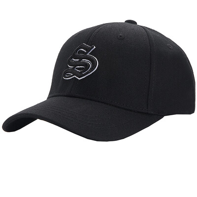 

Vedordna baseball hat sunscreen casual men&women couples with wool caps Korean version of the tide sports outdoor shade letter  cap MZ147 black code
