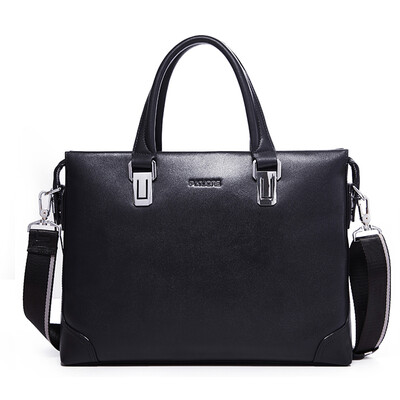 

RHNMB0240 Pkuone® Men genuine leather business bag handbag real leather briefcase mens messenger bag casual mens shoulder bags