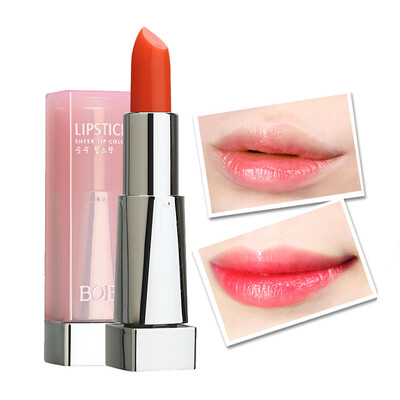 

BOB Rose stock warming light color lipstick 32g not easy to fade not easy to stain cup long-lasting moisturizing makeup lipstick 203 orange rose