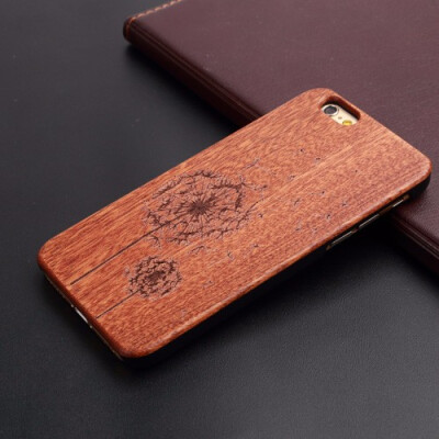 

Wood Phone Case For iPhone 5 5S 6 6S 6Plus 7 7Plus Cover Wooden Shockproof