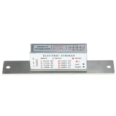 

150KG330lb DC12V Electric Strike Lock Fail Secure NO Power-on Unlock Anti Backlash Diode for Door Entry Access Control System